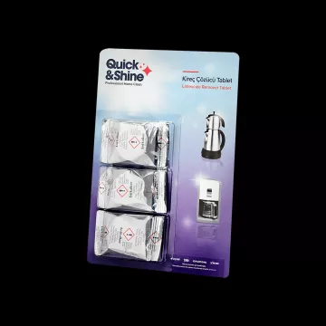 Quick & Shine Kireç Çözücü Tablet Küçük Ev Aleti 